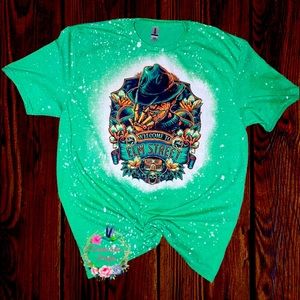 Nightmare on Elm St. Bleached tshirt